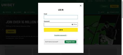 unibet login